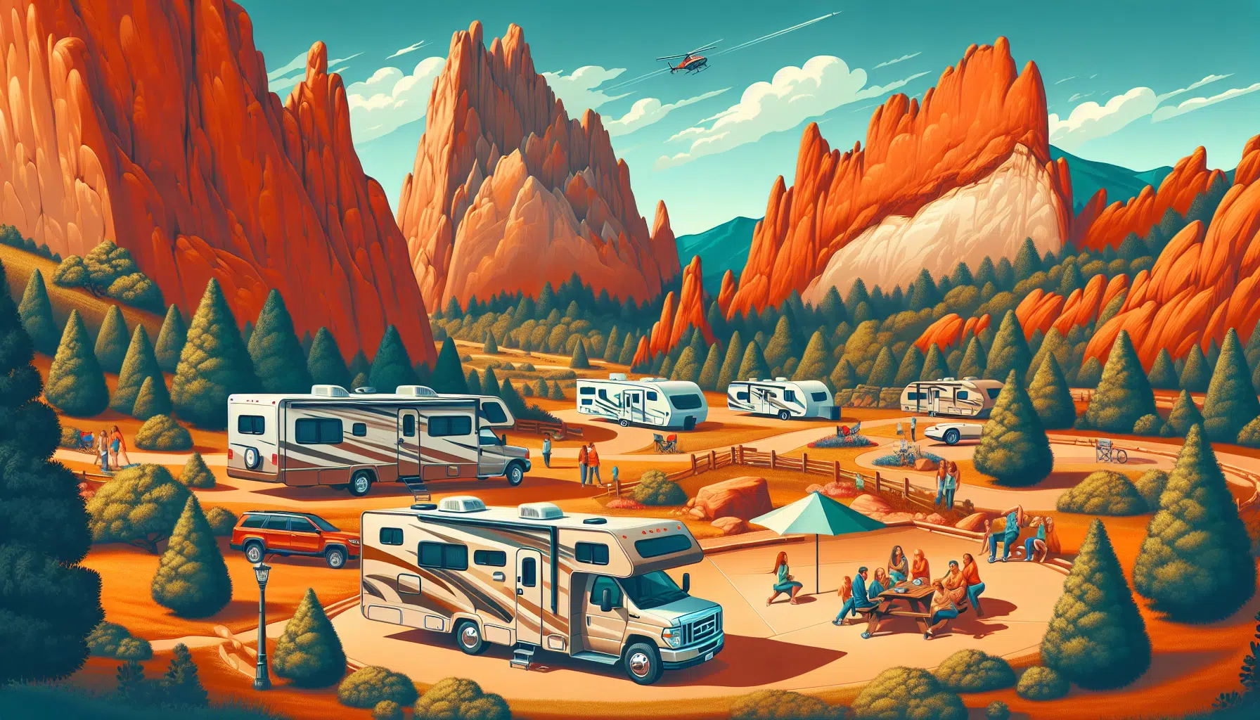 Stay at Garden of the Gods RV Resort in Colorado Springs » Ready Colorado